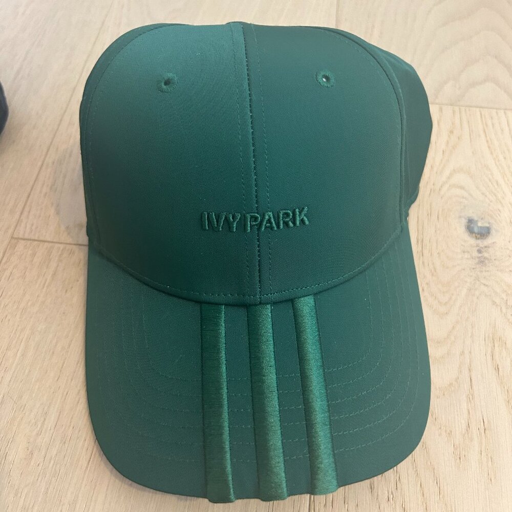 adidas Ivy Park Baseball Triple Green Army Beyonce Cap New Adjustable Hat Unisex